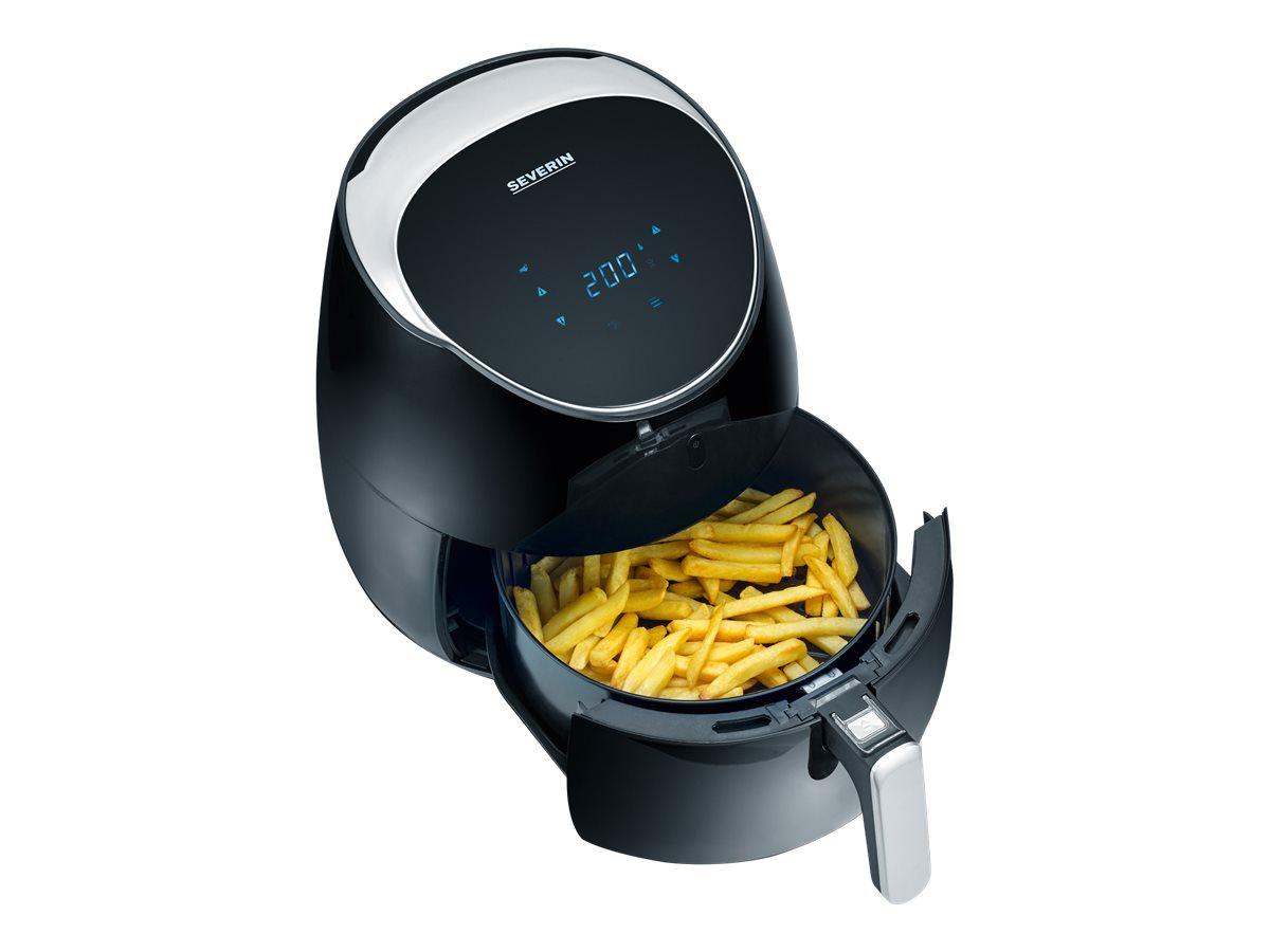 Severin FR 2445 airfryer 5 l - sølv/sort billede