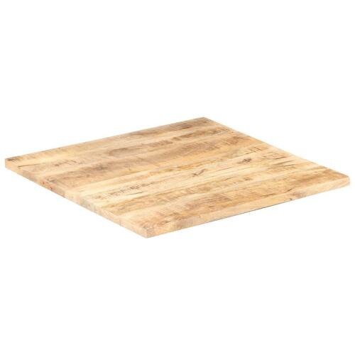 Bordplade 25-27 mm 70x70 cm massivt mangotræ