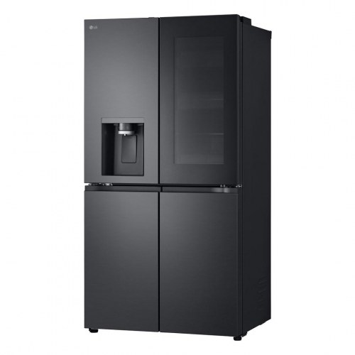LG InstaView GMG960EVJE multidoor køleskab/fryser – fritstående 638 l – sort stål