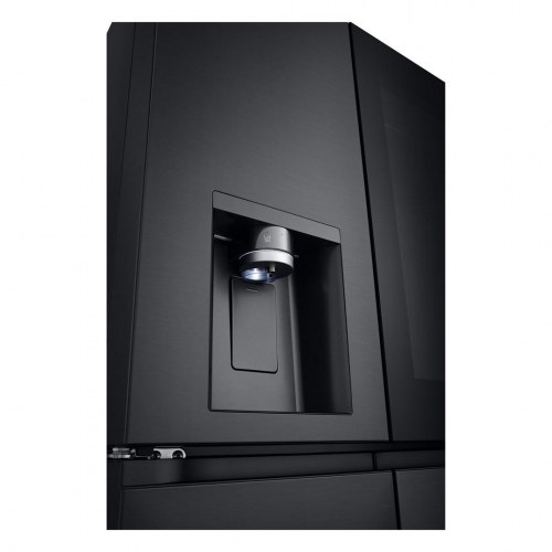 LG InstaView GMG960EVJE multidoor køleskab/fryser – fritstående 638 l – sort stål