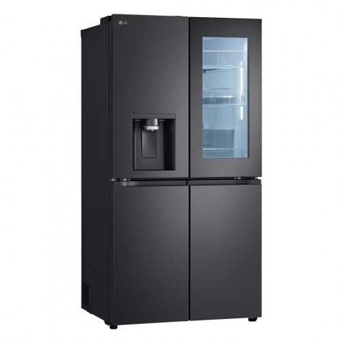 LG InstaView GMG960EVJE multidoor køleskab/fryser – fritstående 638 l – sort stål