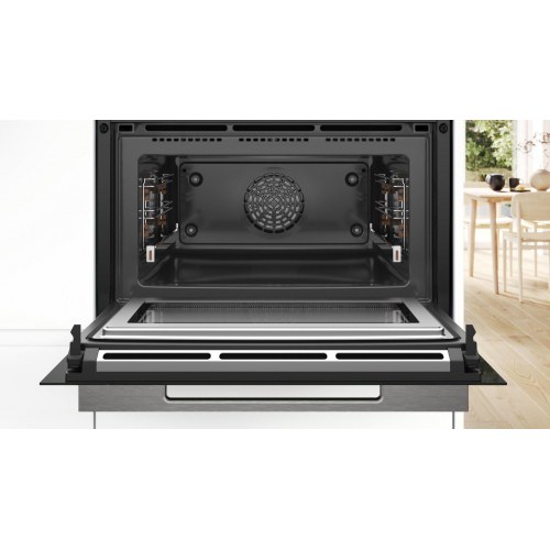 Bosch Serie 8 CMG778NB1 indbygningsovn med mikro 45 l – Sort