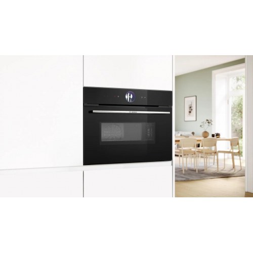 Bosch Serie 8 CMG7361B1 indbygningsovn med mikro – 45 l, sort