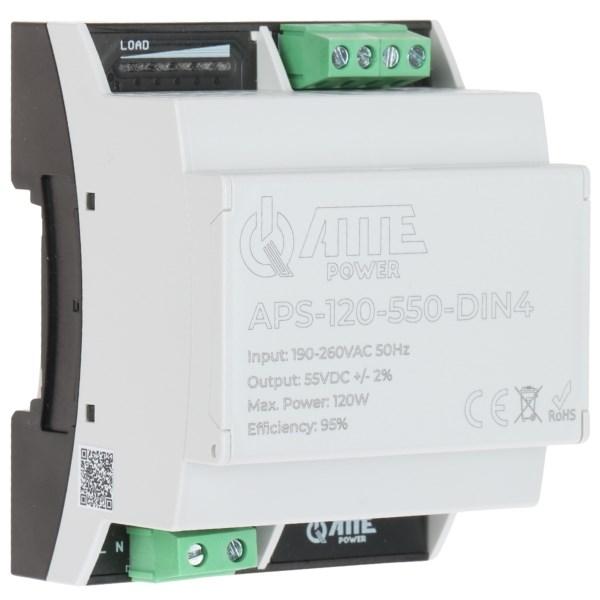 Atte APS-120-550-DIN4 – switch-mode strømforsyning til alarmanlæg billede