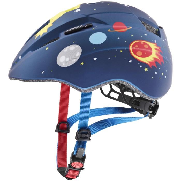 Uvex Kid 2 CC cykelhjelm til børn - mørkeblå Rocket, 46-52 cm billede