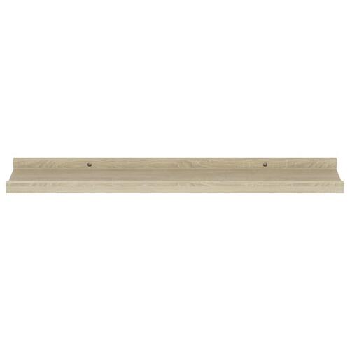 Væghylder 4 stk. 60x9x3 cm sonoma-eg