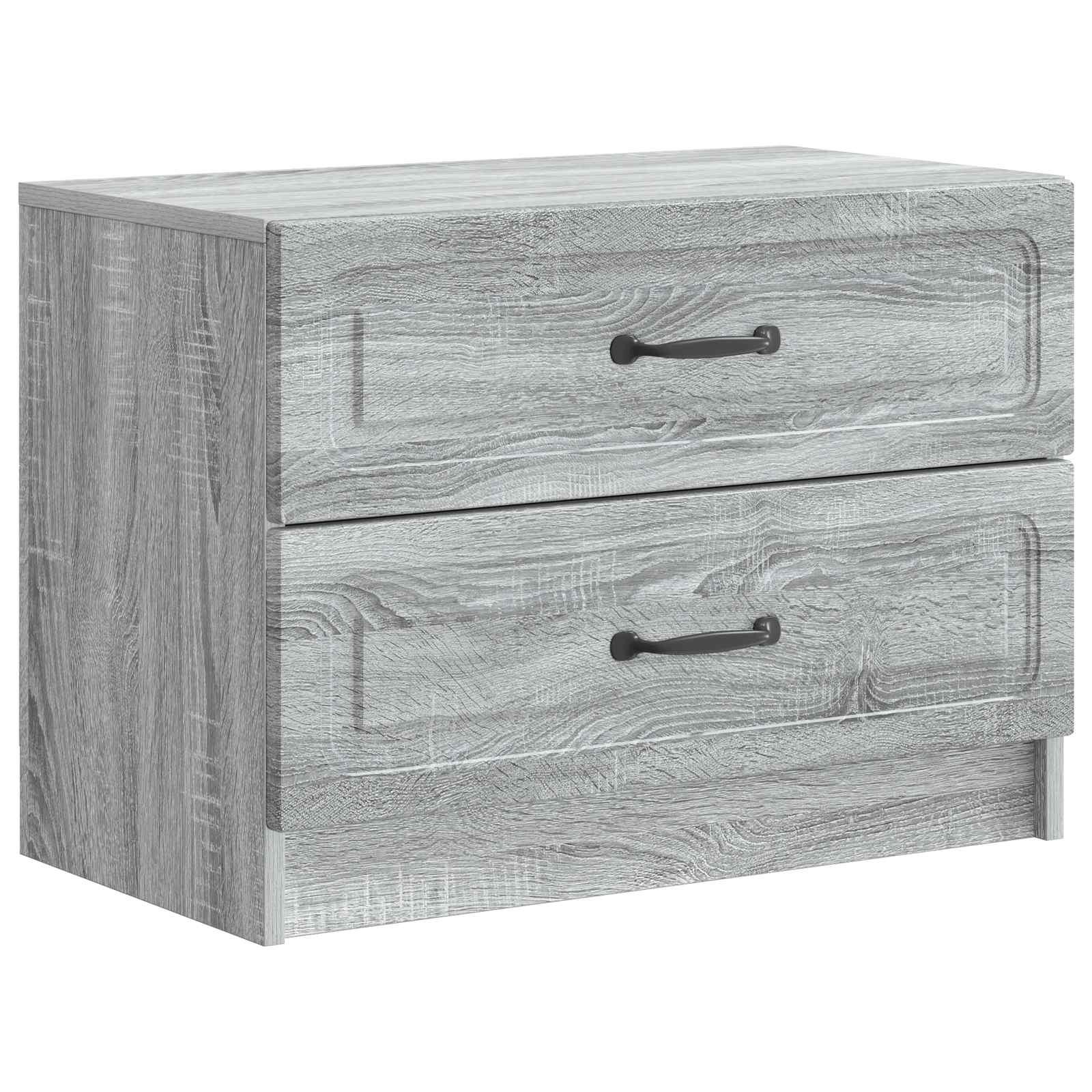 Natskab Grå sonoma-eg 62 x 34,5 x 44,5 cm Konstrueret træ billede