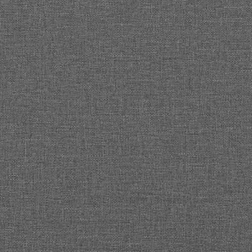 Sengestel med hovedgærde - mørkegrå stof 140 x 200 cm