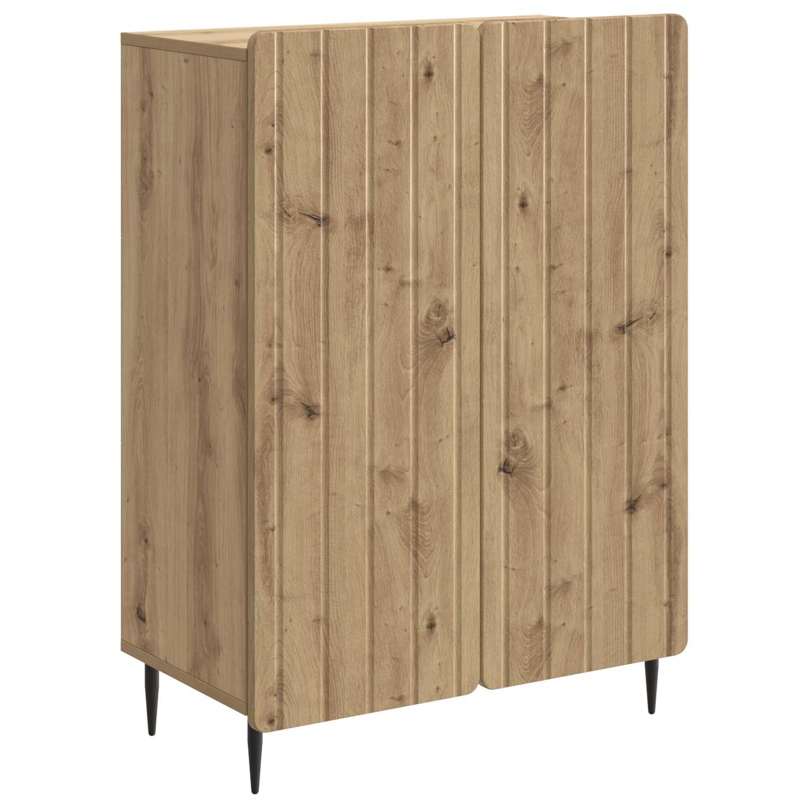 Sidebord Artisan-eg 66 x 34,5 x 92 cm Konstrueret træ billede