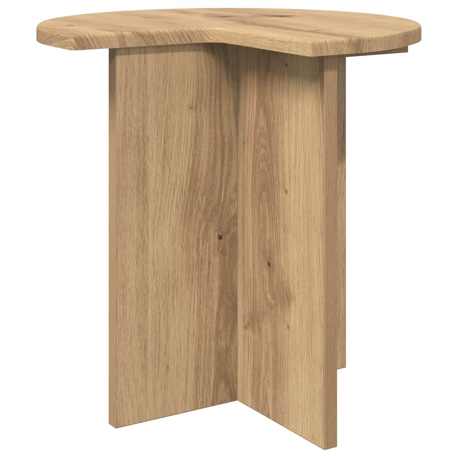 Sidebord med opbevaring Artisan-eg Ø 39 x 38 cm Konstrueret træ billede