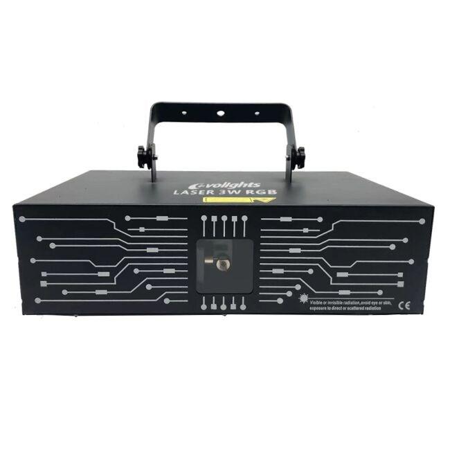 Evolights Laser 3 W RGB – professionel scenelaser til party og scene billede