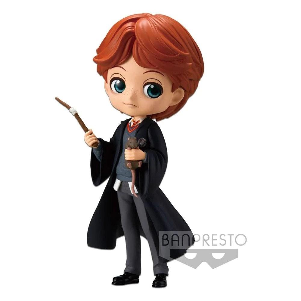 Bandai Q Posket - Ron Weasley med Scabbers figur billede