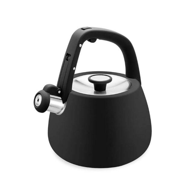Maestro MR-1318-BLACK kedel 2,5 l – sort/sølv fløjtekedel billede