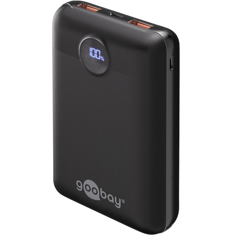 Goobay Powerbank Compact 20.000 mAh - Sort