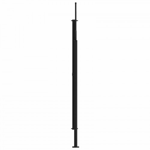 Udtrækkelig side-markise - grå 300 × 220 cm i polyester