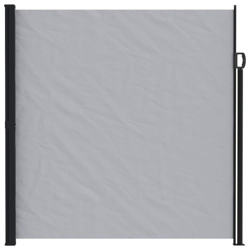 Udtrækkelig side-markise 300 × 200 cm - grå polyester