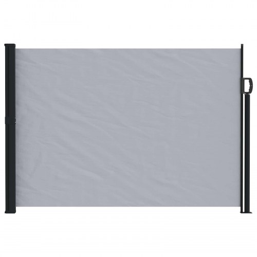 Udtrækkelig side-markise - grå 300 × 170 cm i polyester