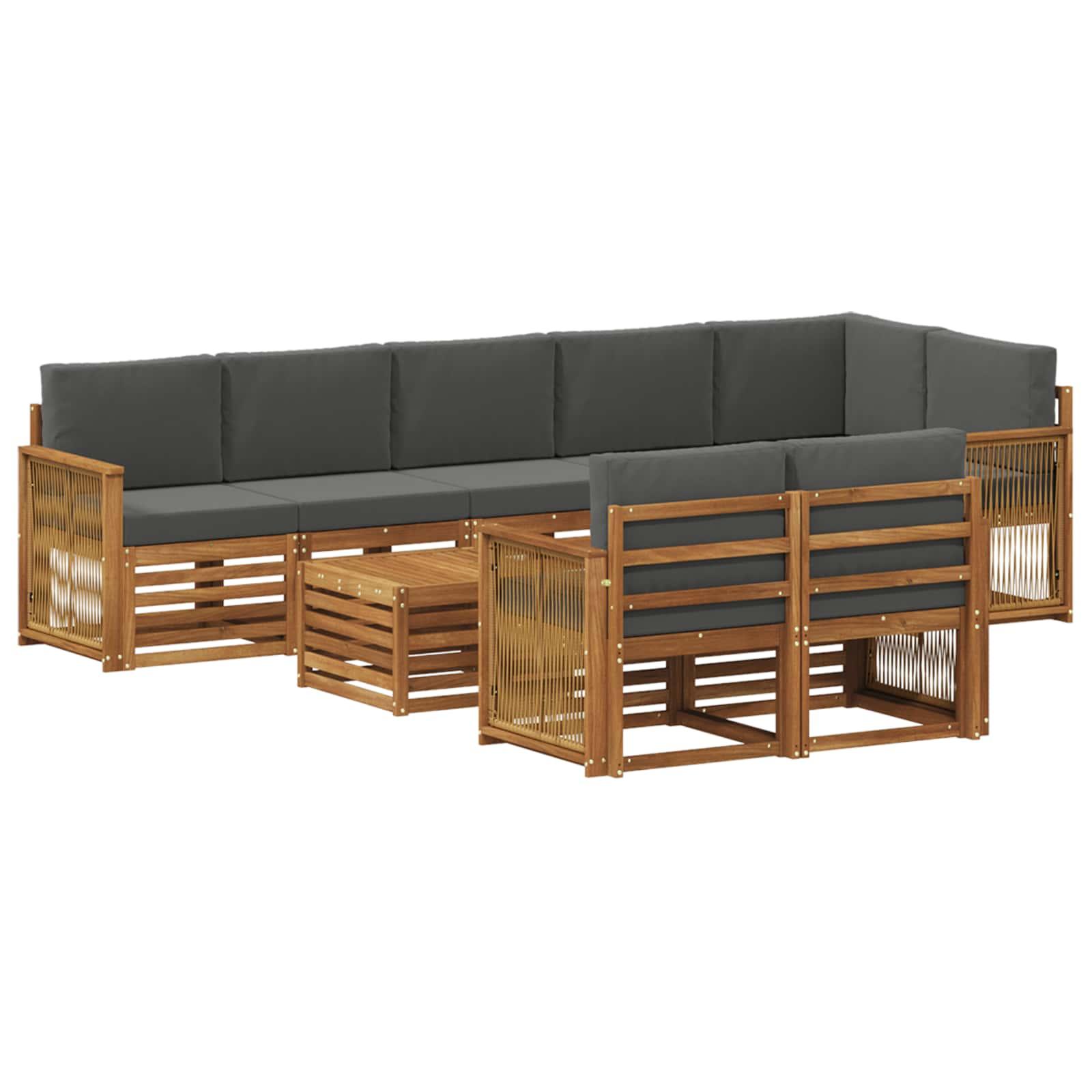 Sofasæt Massivt Akacietræ billede