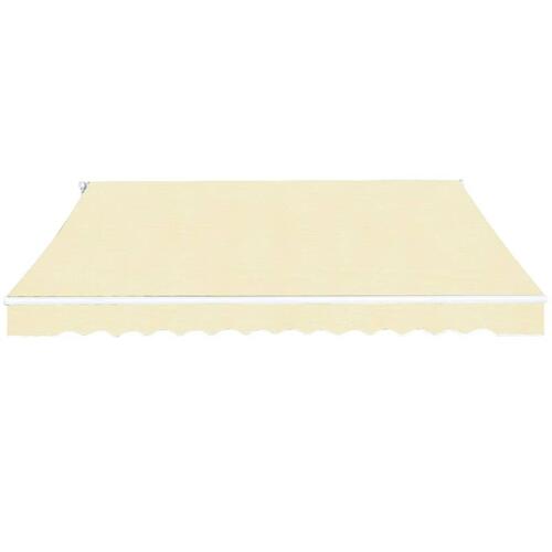Foldemarkise manuel betjening 400 cm cremefarvet
