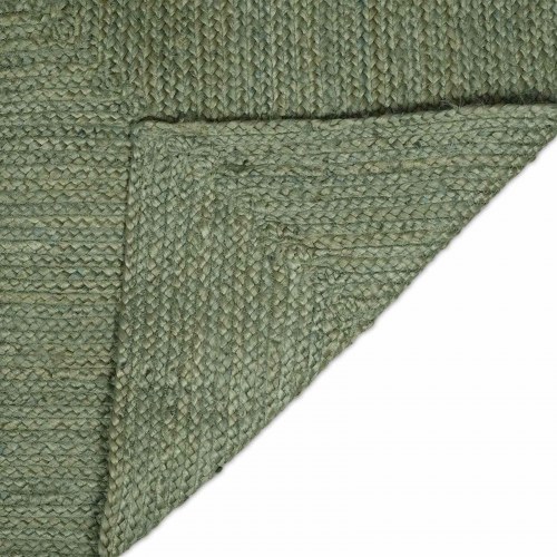Områdetæppe i jute - rektangulær 120 × 120 cm, olivengrøn