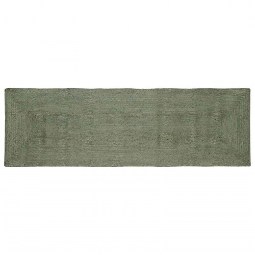 Områdetæppe i jute - rektangulært 80 × 300 cm, olivengrøn