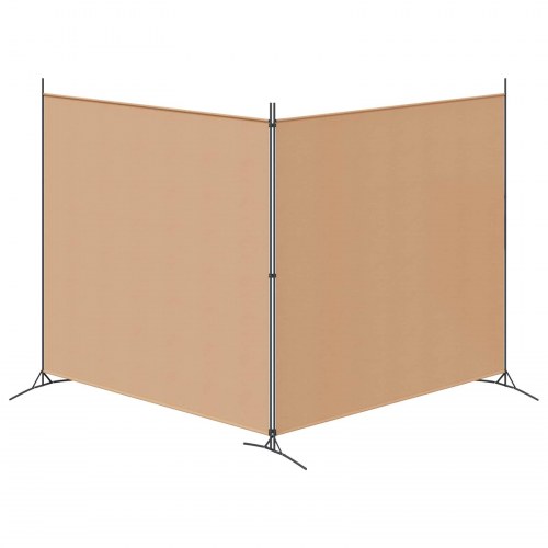 2‑panels rumdeler i stof - beige, 348 × 180 cm