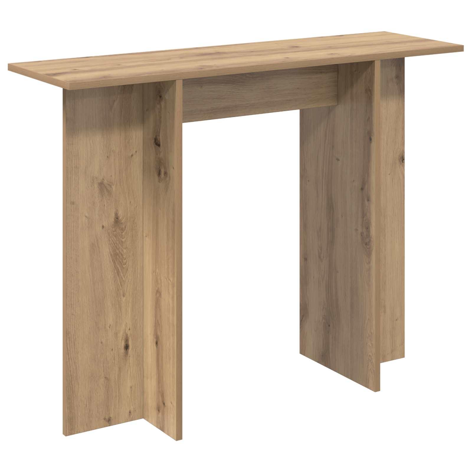 Konsolbord Artisan-eg 100 x 30 x 75 cm Konstrueret træ billede