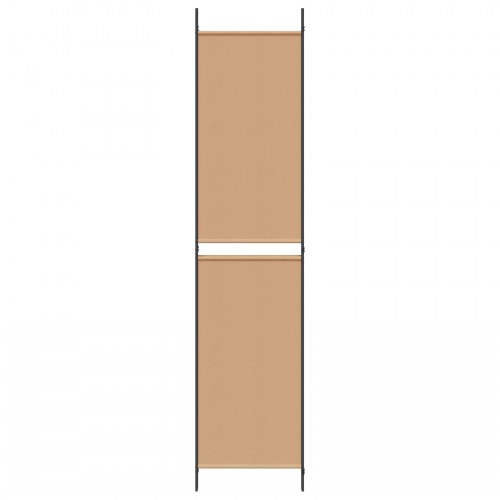 3-panel rumdeler i stof - beige, 150 × 220 cm