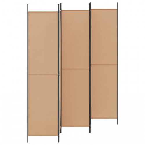 Rumdeler med 5 paneler - beige, 250 x 220 cm