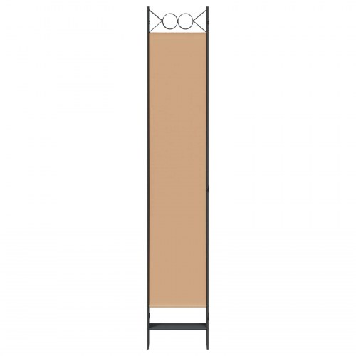 Rumdeler med 6 paneler - beige 240 x 220 cm
