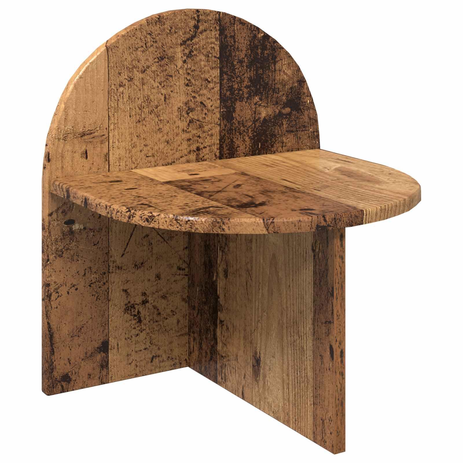 Sengebord Gammelt træ 40 x 35,5 x 45,5 cm Konstrueret træ billede