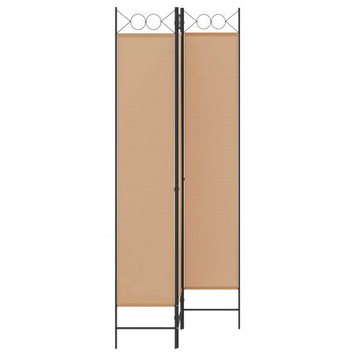 Rumdeler med 3 paneler - beige 120 x 220 cm