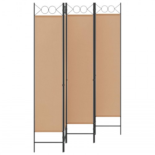 Rumdeler 5-panel beige 200 x 200 cm - stof