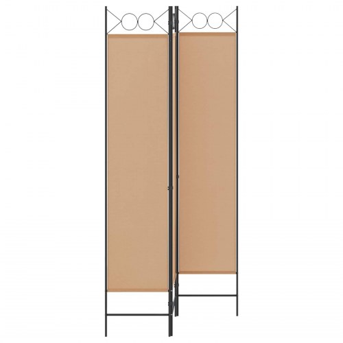 Rumdeler med 3 paneler - beige 120 x 200 cm