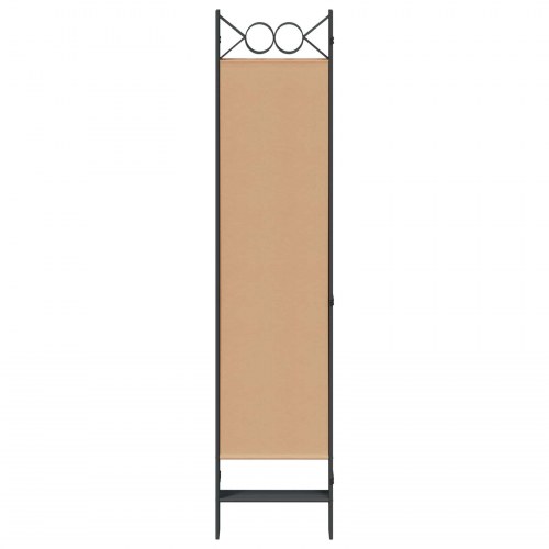 Rumdeler med 6 paneler - beige 240 x 180 cm