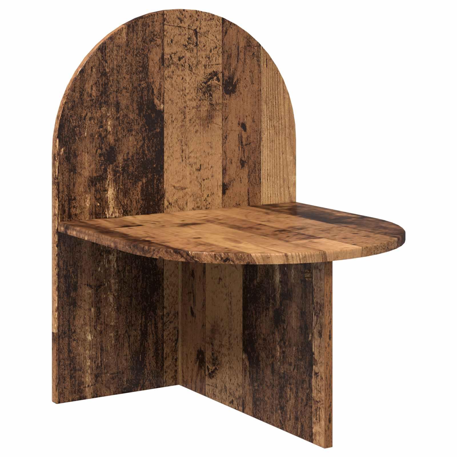 Sengebord i gammelt trælook 48 × 49 × 65 cm - konstrueret træ