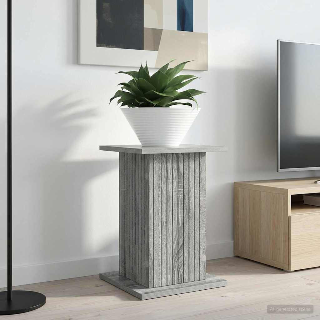 Planteholder 2 stk Grå sonoma-eg 30,5 x 30 x 43 cm billede