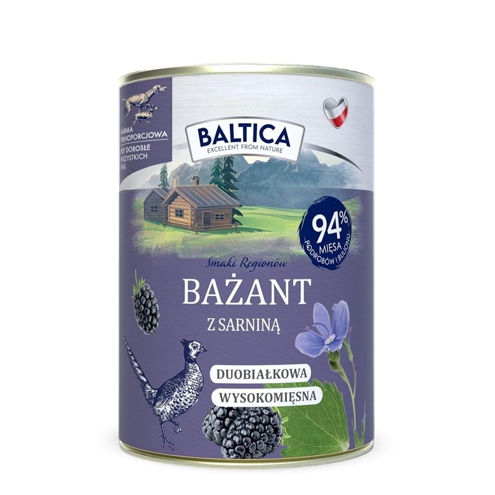 BALTICA Smage fra regionerne - Fasankød med vildt, vådfoder til hund - 400 g billede