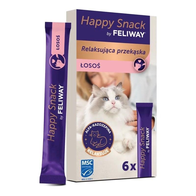 Ceva Feliway Happy Snack - laksesnack til kat, 6 × 15 g billede
