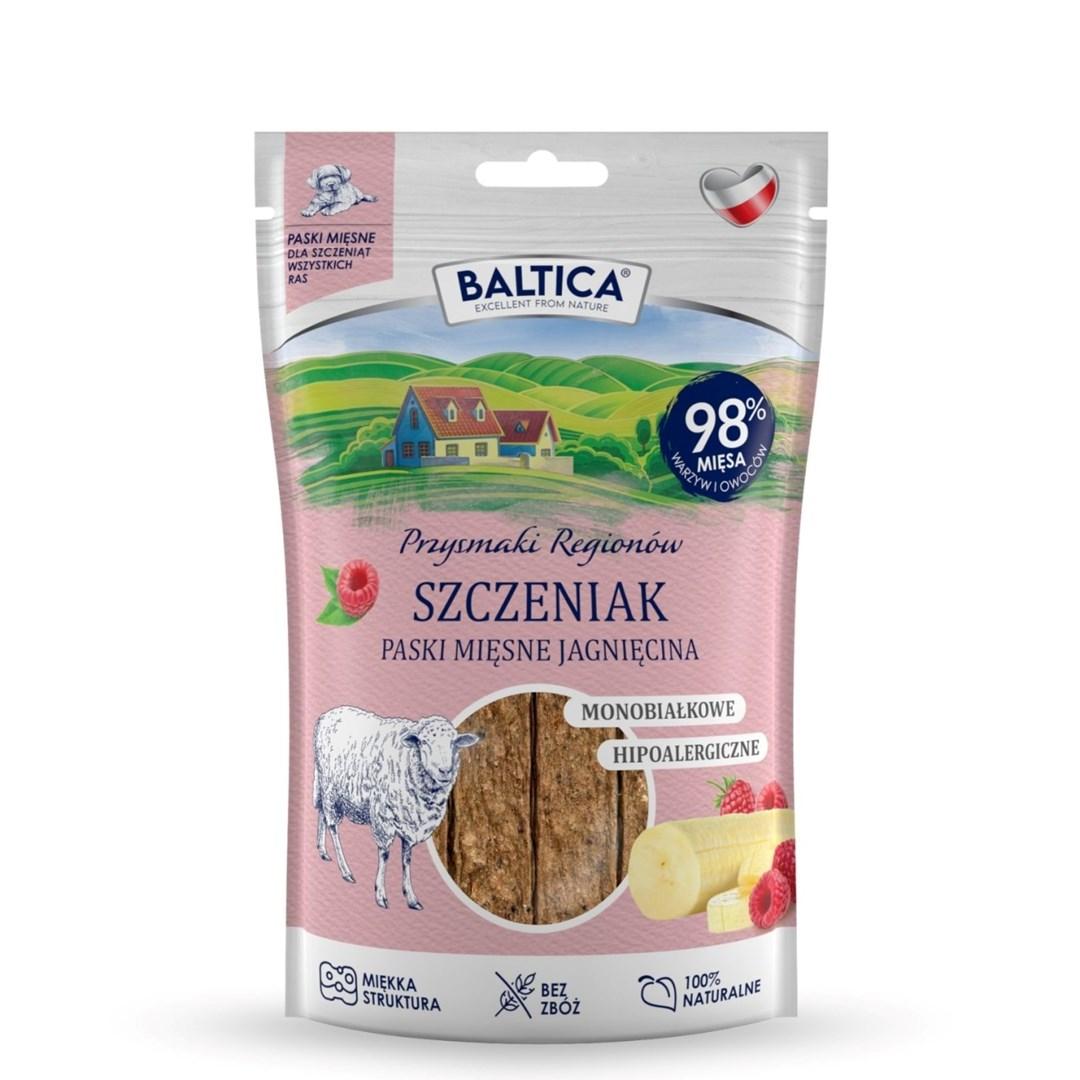 BALTICA Regional Snacks – kødstrimler med lam til hunde, 90 g billede