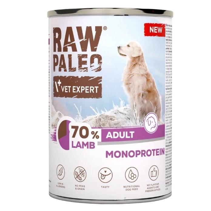 VetExpert Raw Paleo vådfoder til hund – lam, 400 g billede