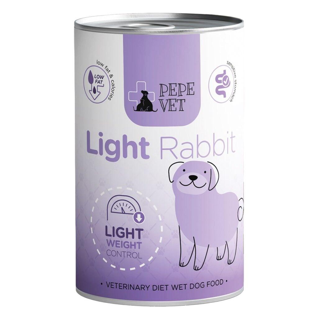 PAKA ZWIERZAKA Pepe Vet Light Rabbit – vådfoder til hund – 400 g billede