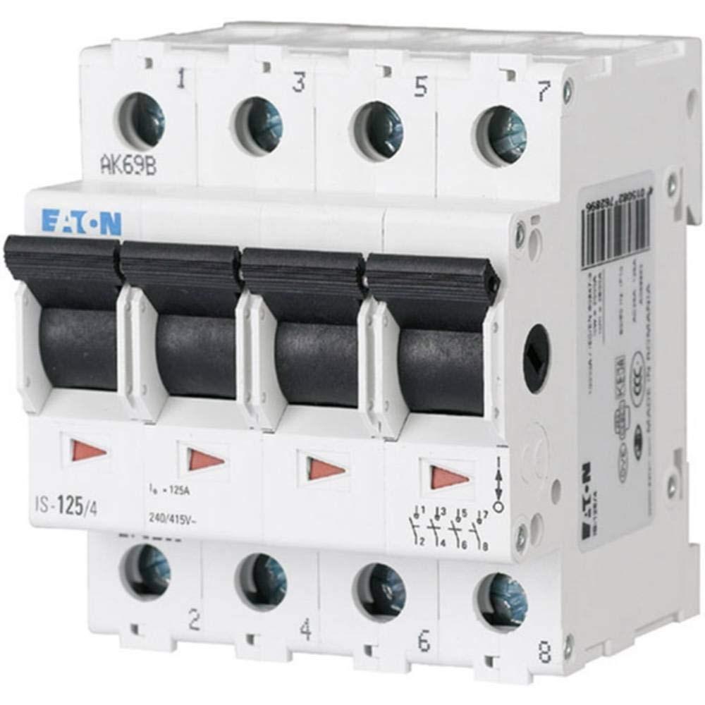 Eaton IS‑100/4 modulær afbryder 100 A - 4-polet billede