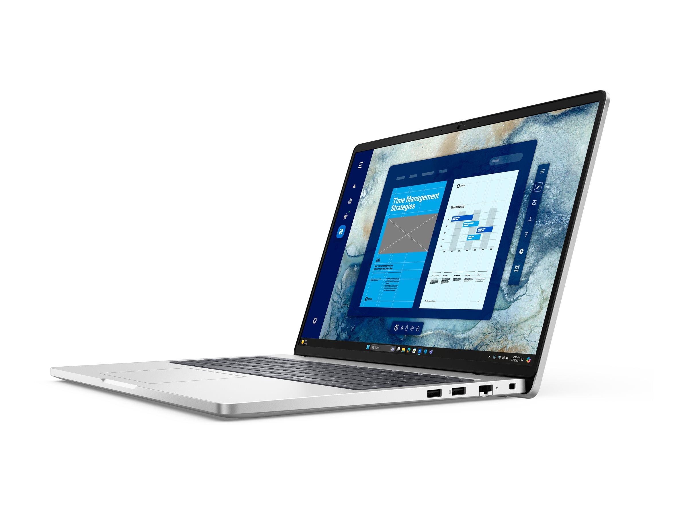 Dell Pro 16 PC16250 16" bærbar – Intel Core Ultra 5 235U, 16/512 GB, Windows 11 Pro billede