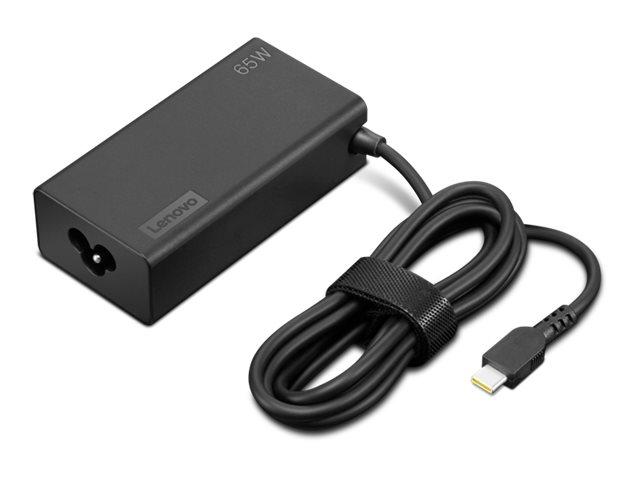Lenovo USB-C strømadapter 65 W - sort billede