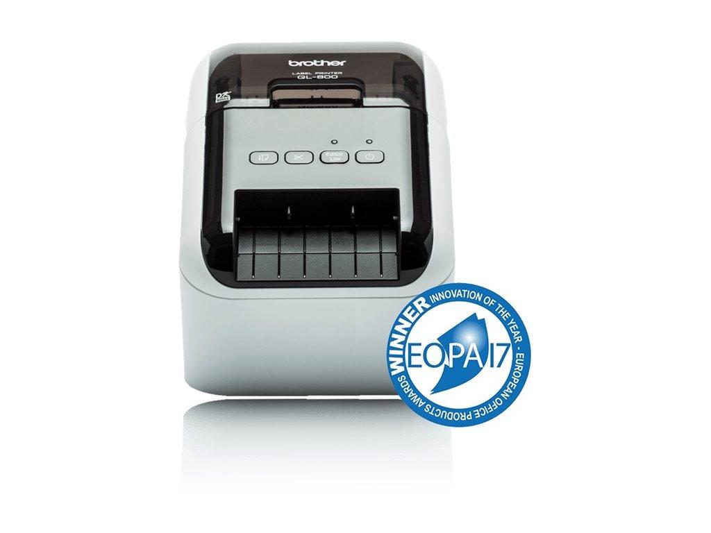 Brother QL-800 etiketprinter – direkte termisk, 300 × 600 dpi billede