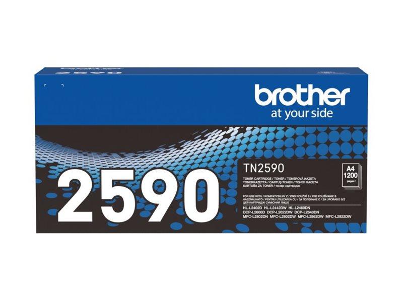 Brother TN2590 sort toner - 1.200 sider