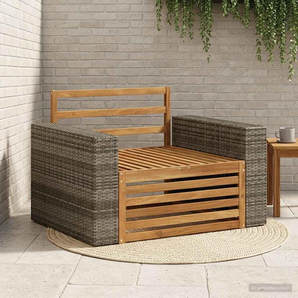 Udendørs Mellem Sofa Naturfarvet billede