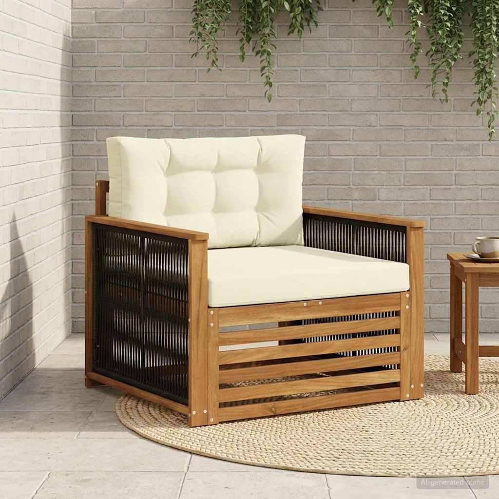 Udendørs Mellem Sofa Naturfarvet billede