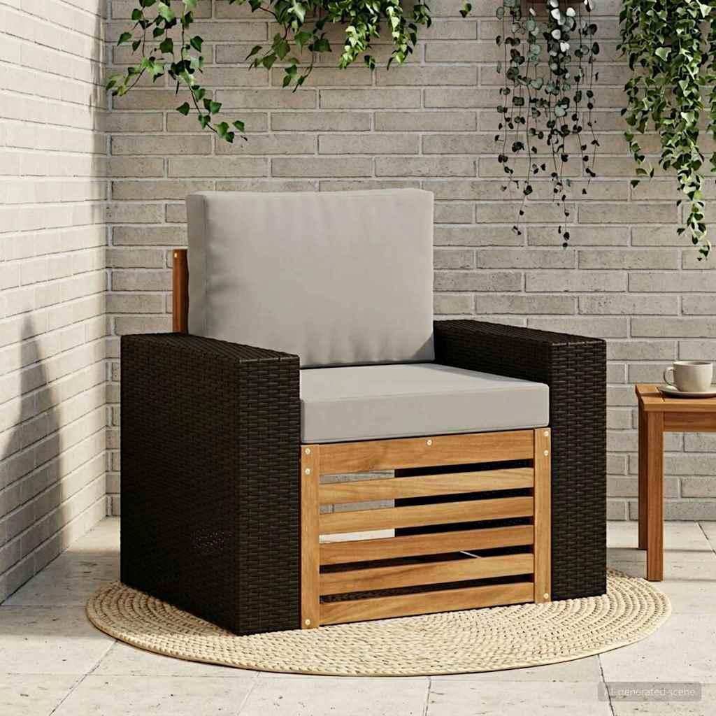 Udendørs Mellem Sofa Naturfarvet billede